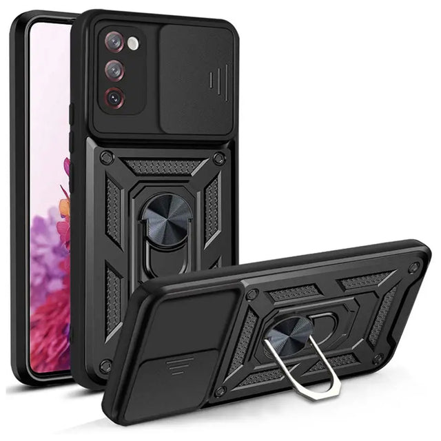 Husa de protectie Techsuit CamShield Series compatibil cu Samsung Galaxy S20 FE / S20 FE 5G, Negru