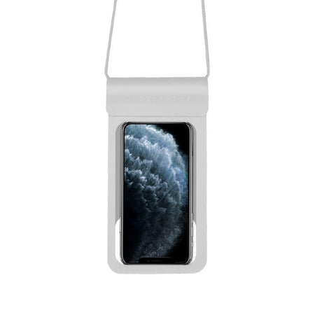 Techsuit Waterproof Case (TWC1), for Phones with max. 6.8", IPX8, 30m, Argintiu