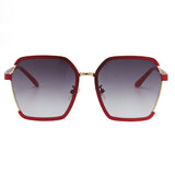 Techsuit Sunglasses Polarised PC (191), UV Protection, Rosu
