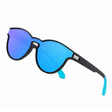 Techsuit Sunglasses Polarised TR90 (TR7545), UV Protection, Mov / Yellow / Pink