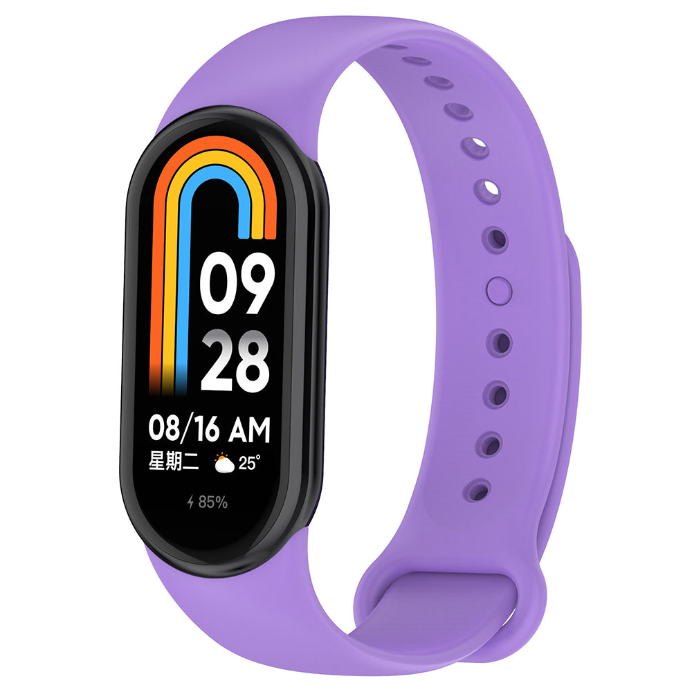 Curea smartwatch Techsuit compatibil cu Xiaomi Mi Band 8 / 8 NFC / 9, Mov