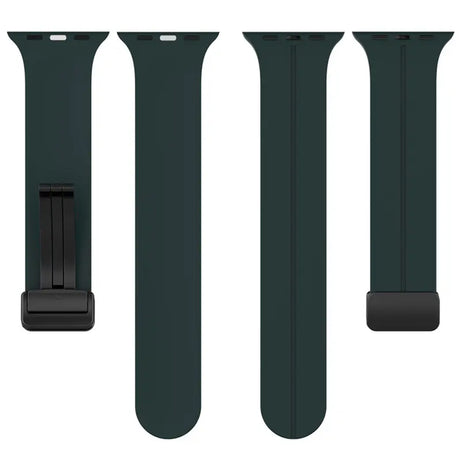 Curea smartwatch Techsuit Watchband (W011) compatibil cu Apple Watch 1/2/3/4/5/6/7/8/9/10/11/SE/SE 2/SE 3/Ultra/2/3 (42/44/45/46/49mm), Teal Green