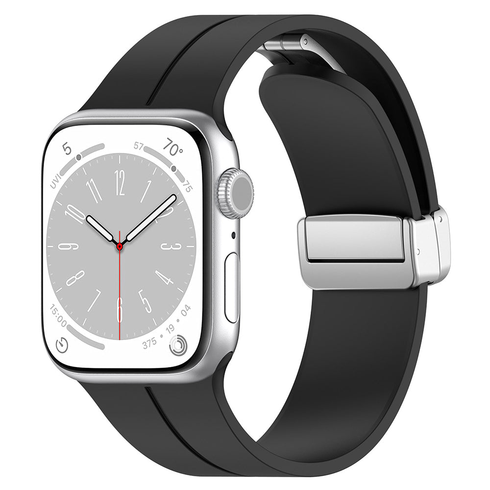 Curea smartwatch Techsuit Watchband (W011) compatibil cu Apple Watch 1/2/3/4/5/6/7/8/9/10/11/SE/SE 2/SE 3/Ultra/2/3 (42/44/45/46/49mm), Teal Green