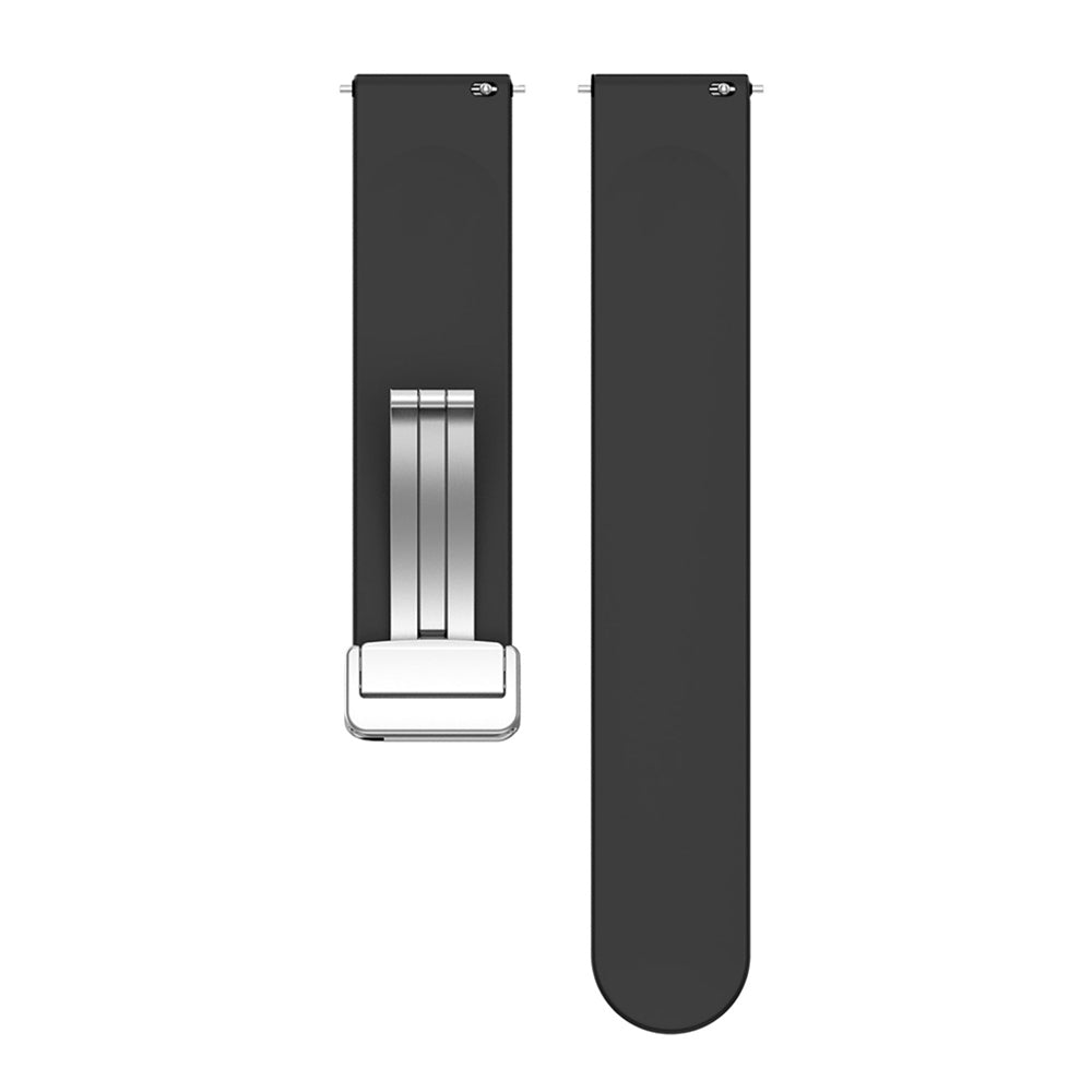Curea smartwatch Techsuit Watchband 22mm (W011) compatibil cu Huawei Watch GT 2 (46mm)/GT 2 Pro/GT 3 Pro (46mm)/Ultimate, Xiaomi Watch S, Negru