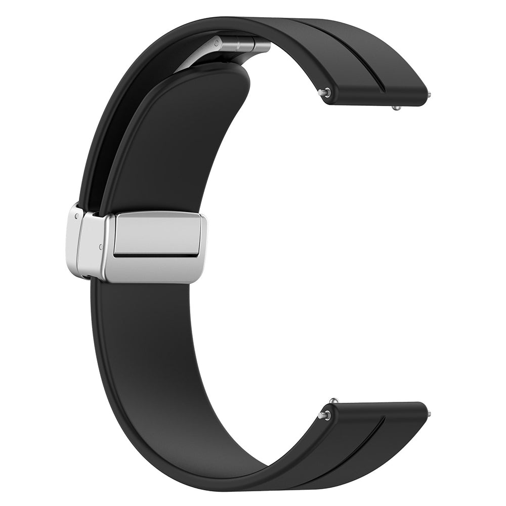 Curea smartwatch Techsuit Watchband 22mm (W011) compatibil cu Huawei Watch GT 2 (46mm)/GT 2 Pro/GT 3 Pro (46mm)/Ultimate, Xiaomi Watch S, Negru