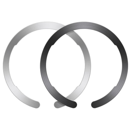 Suport ESR Adapter HaloLock (set de 2), Compatible with MagSafe, Universal Phone Ring for Samsung, iPhone, Negru /Silver