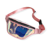 Techsuit Casual Waist Bag (CWB2), Transparent, with Belt for Recreational Activity, Fitness, Roz