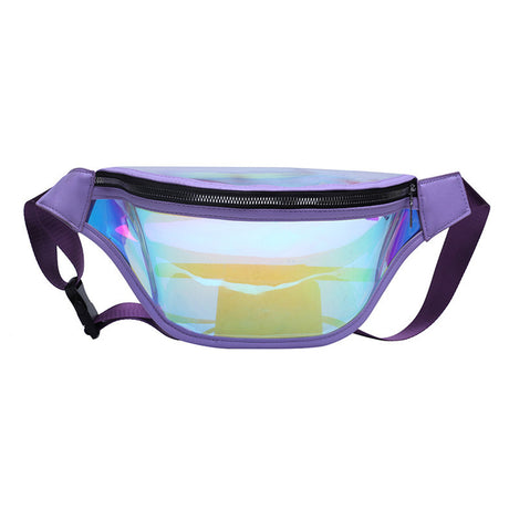 Techsuit Casual Waist Bag (CWB2), Transparent, with Belt for Recreational Activity, Fitness, Mov
