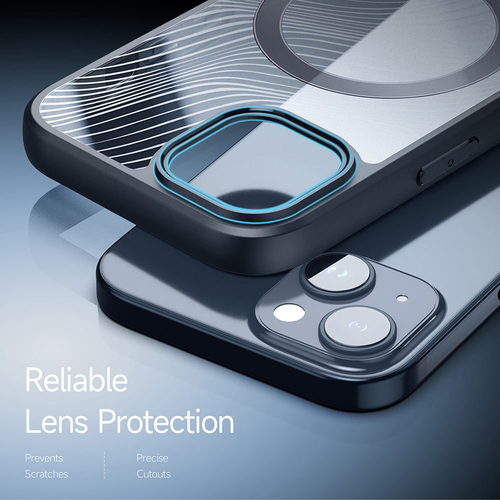 Husa de protectie Dux Ducis Aimo MagSafe Series compatibil cu iPhone 15 Plus, Negru