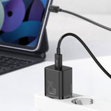 Incarcator Baseus Super Si (TZCCSUP-L01), Type-C Cable Included, USB-C, PD25W, 3A, 1m, Negru
