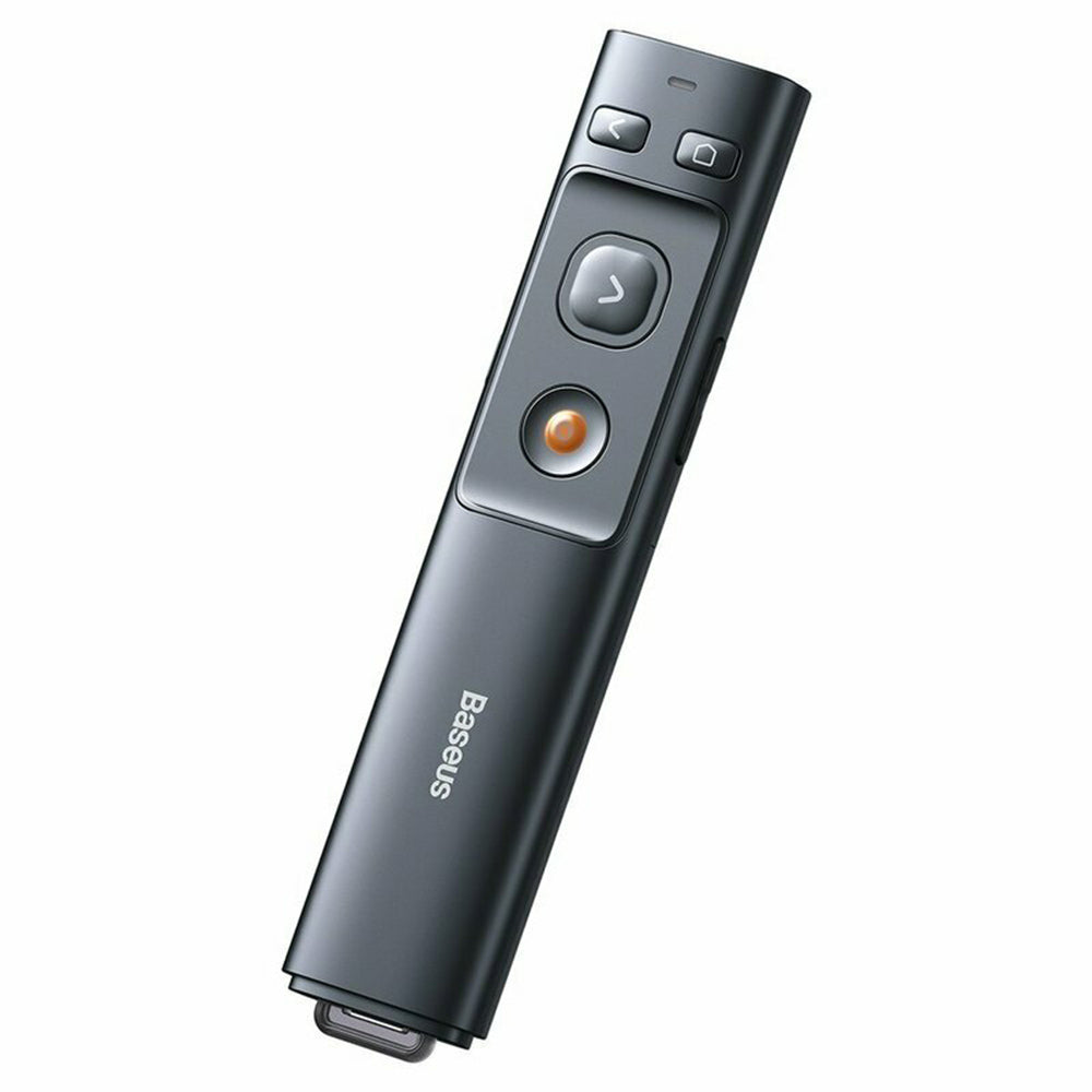 Gadget Baseus Wireless Laser Pointer (ACFYB-0G), with Remote Control Infrared System, for Windows/Mac, Magnet Design, Gri