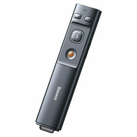 Gadget Baseus Wireless Laser Pointer (ACFYB-0G), with Remote Control Infrared System, for Windows/Mac, Magnet Design, Gri
