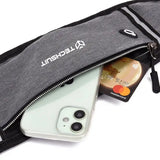 Techsuit Waist Bag (CWB3), with Belt for Recreational Activity, Fitness, Verde