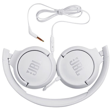 Casti On-Ear JBL Tune 500, Cu fir, White (alb) - NotebookGsm