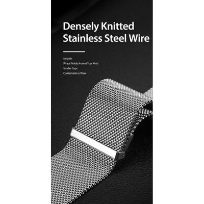 Curea din otel inoxidabil DUX DUCIS OCEAN WAVE, Apple Watch 38 / 40 / 41 / 42 mm