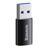 Adaptor Baseus OTG (ZJJQ000101), USB 3.1 la Type-C, Negru