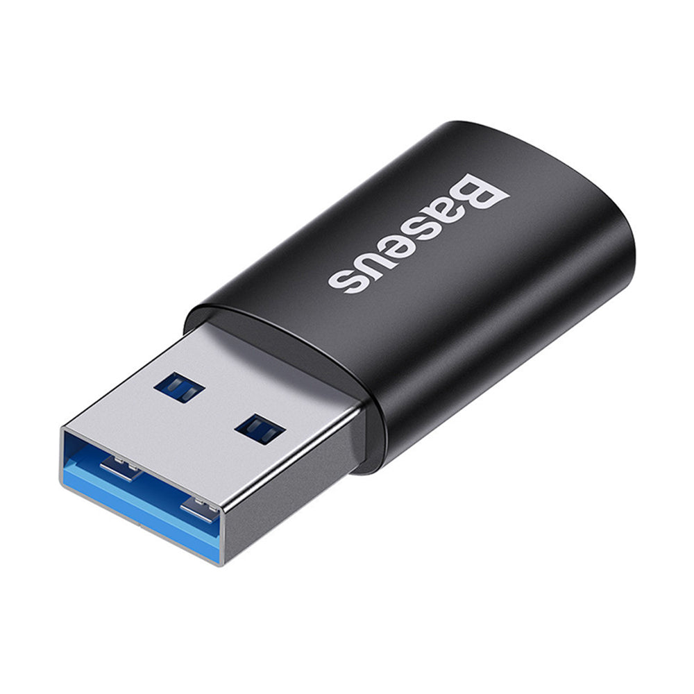 Adaptor Baseus OTG (ZJJQ000101), USB 3.1 la Type-C, Negru