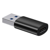 Adaptor Baseus OTG (ZJJQ000101), USB 3.1 la Type-C, Negru