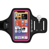 Techsuit Sports Armband (TH20), with Velcro, for Phones, max 6.8", Roz