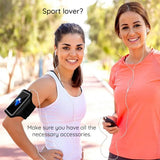 Techsuit Sports Armband (TH20), with Velcro, for Phones, max 6.8", Negru