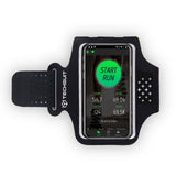 Techsuit Sports Armband (TH10), with Velcro, for Phones, max 6.5", Negru / Green