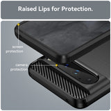 Husa de protectie Techsuit Carbon Silicone compatibil cu Google Pixel 8 Pro, Negru