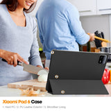 Husa de protectie tableta Techsuit FoldPro compatibil cu Xiaomi Pad 6 / Pad 6 Pro, Negru