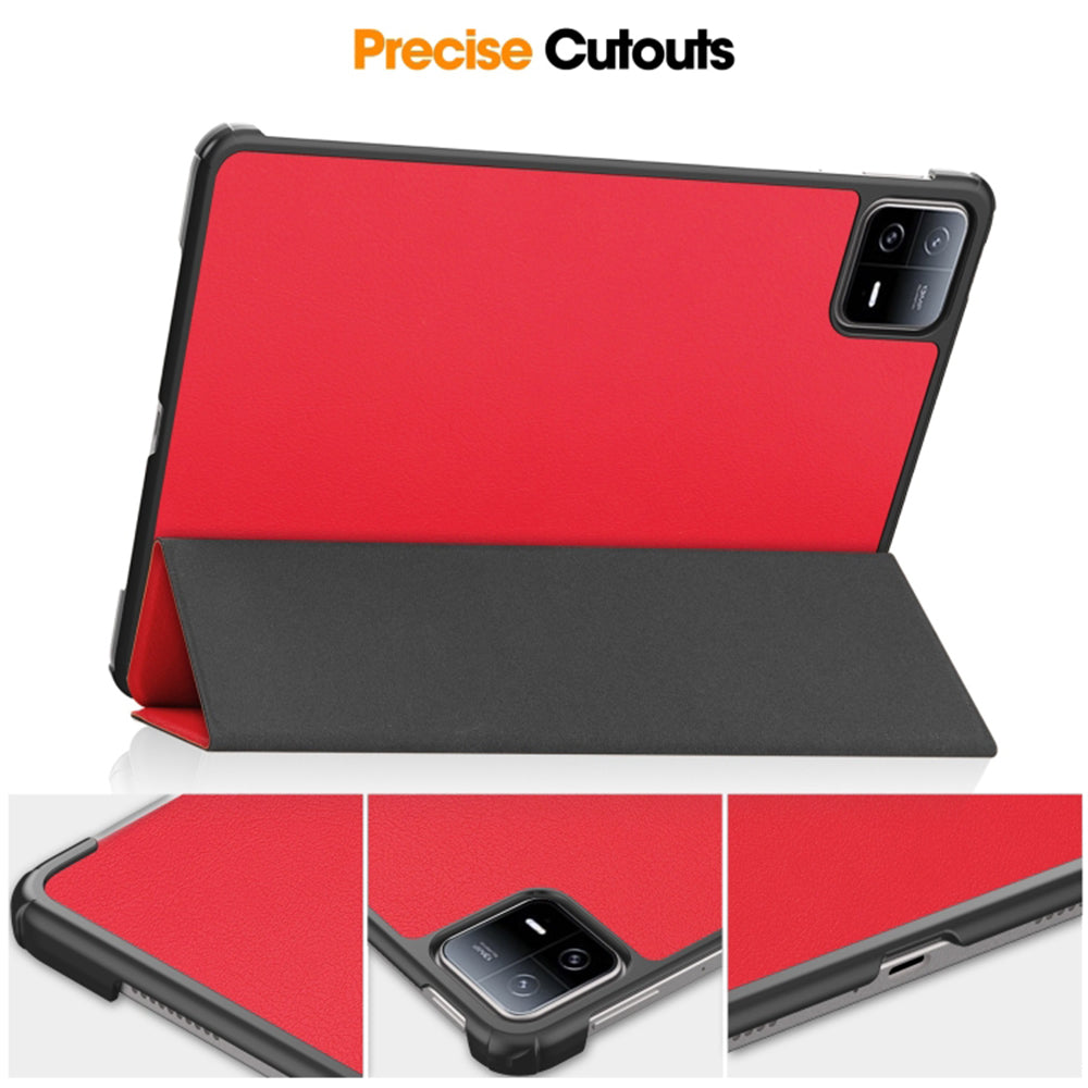 Husa de protectie tableta Techsuit FoldPro compatibil cu Xiaomi Pad 6 / Pad 6 Pro, Rosu