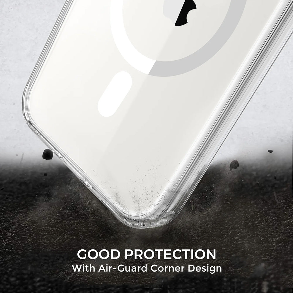 Husa de protectie Techsuit MagSafe Pro compatibil cu iPhone 15 Plus, Transparent