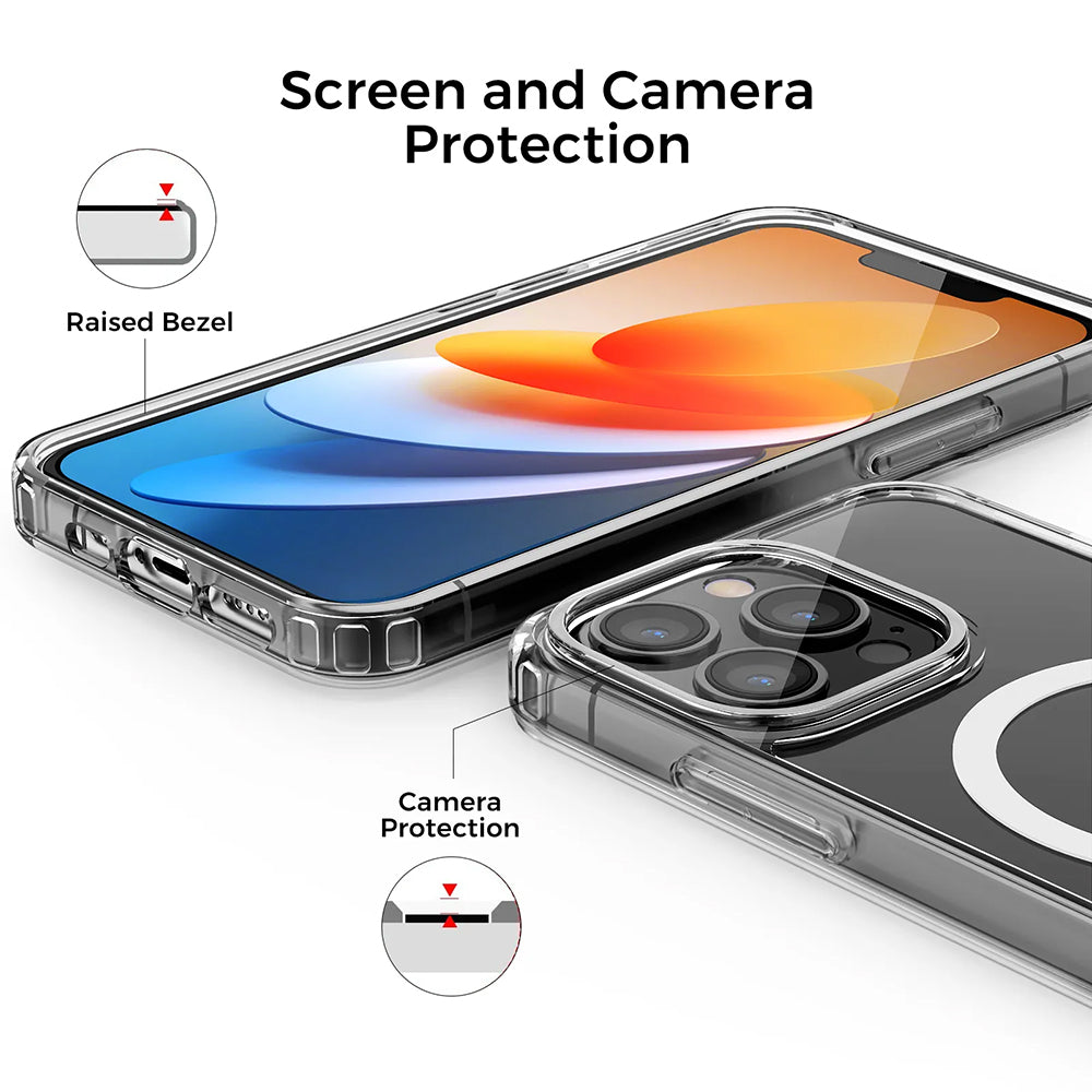 Husa de protectie Techsuit MagSafe Pro compatibil cu iPhone 15 Pro Max, Albastru