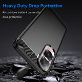Husa de protectie Techsuit Carbon Silicone compatibil cu Honor 90 Lite, Negru