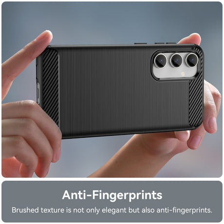 Husa de protectie Techsuit Carbon Silicone compatibil cu Samsung Galaxy S23 FE, Negru