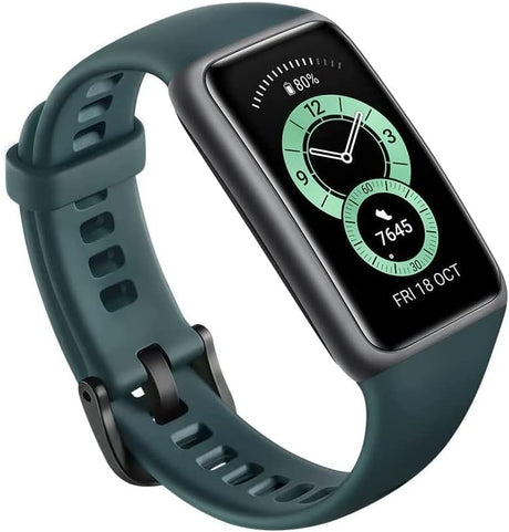 Bratara fitness HUAWEI Band 6, Android/iOS, silicon, Forrest Green
