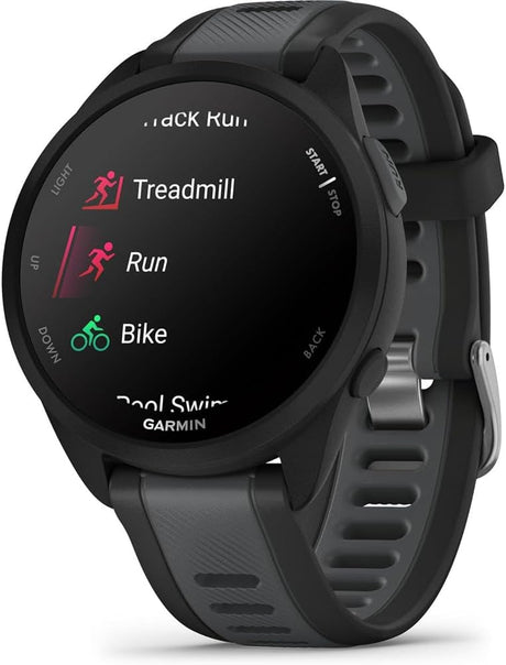 Garmin Forerunner 165 Music, Black - Smartwatch multisport