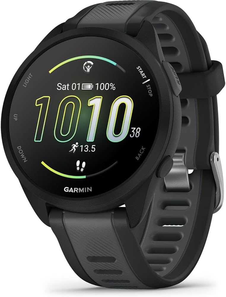 Ceas Sport / Smartwatch Garmin Forerunner 165 Music, Black