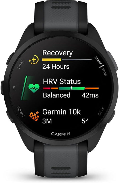 Garmin Forerunner 165 Music, Black - Smartwatch multisport