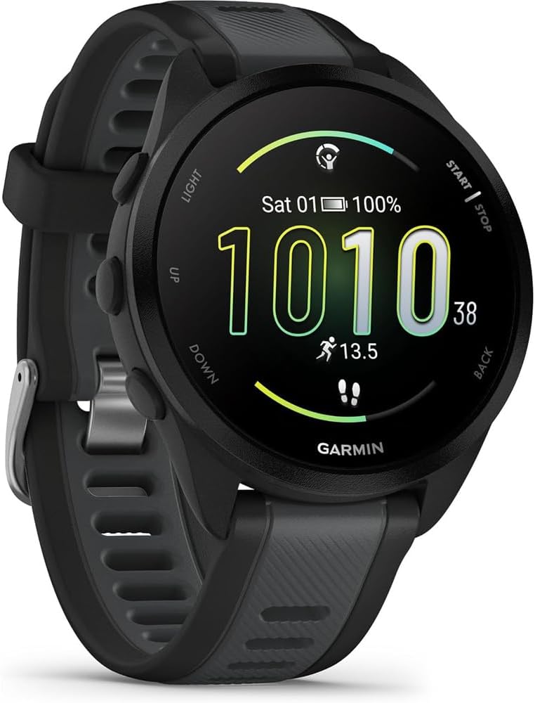 Ceas Sport / Smartwatch Garmin Forerunner 165 Music, Black