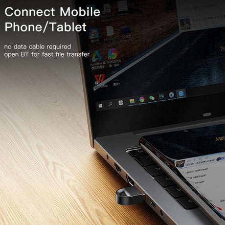 Adaptor Yesido USB Transmitter (YAU34), USB to Bluetooth, for Computer, Laptop, Negru