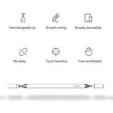 Stylus Yesido ST04, Pasiv, Aluminiu, Alb