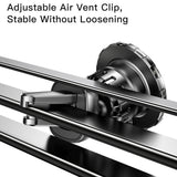 Suport Yesido (C160), for Dashboard, Air Vent, 360 Degree Multi-Angle Adjustment, Negru