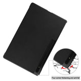 Husa de protectie tableta Techsuit FoldPro compatibil cu Samsung Galaxy Tab S9 Plus / S9 FE Plus / S10 Plus, Negru