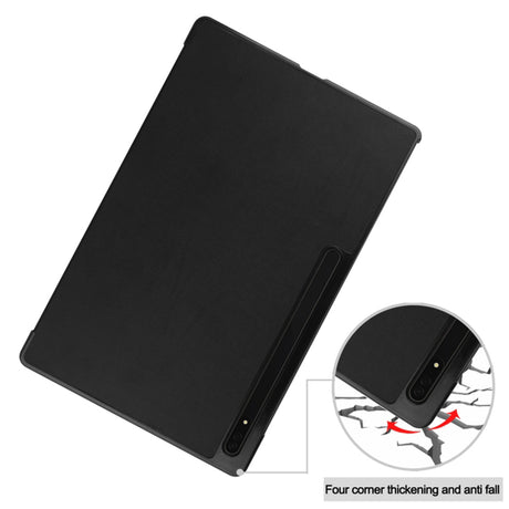 Husa de protectie tableta Techsuit FoldPro compatibil cu Samsung Galaxy Tab S9 Plus / S9 FE Plus / S10 Plus, Negru