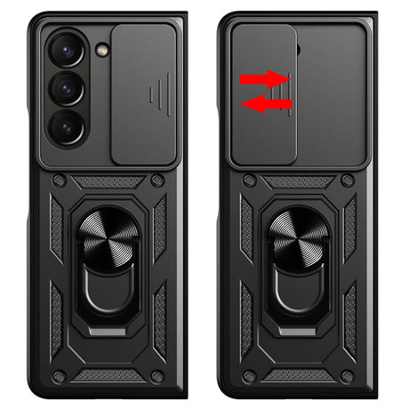 Husa de protectie Techsuit CamShield Series compatibil cu Samsung Galaxy Z Fold5, Negru