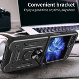 Husa de protectie Techsuit CamShield Series compatibil cu Samsung Galaxy Z Flip5, Negru