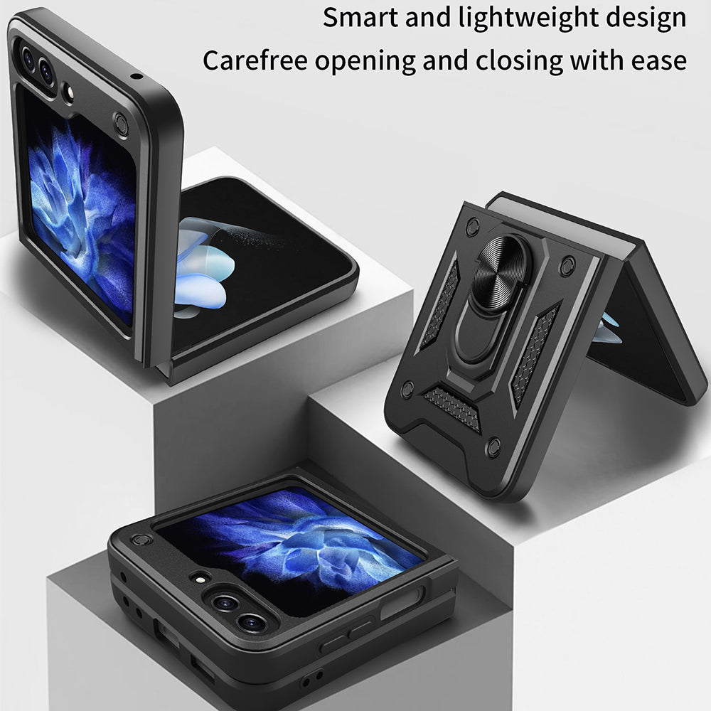 Husa de protectie Techsuit CamShield Series compatibil cu Samsung Galaxy Z Flip5, Negru