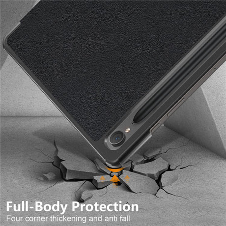 Husa de protectie tableta Techsuit FoldPro compatibil cu Samsung Galaxy Tab S9 / S9 FE / S10 FE / S10 Lite, Negru