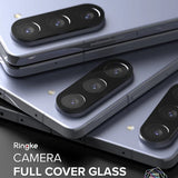 Folie de protectie Ringke Camera Glass (set de 2) compatibil cu Samsung Galaxy Z Fold5, Negru