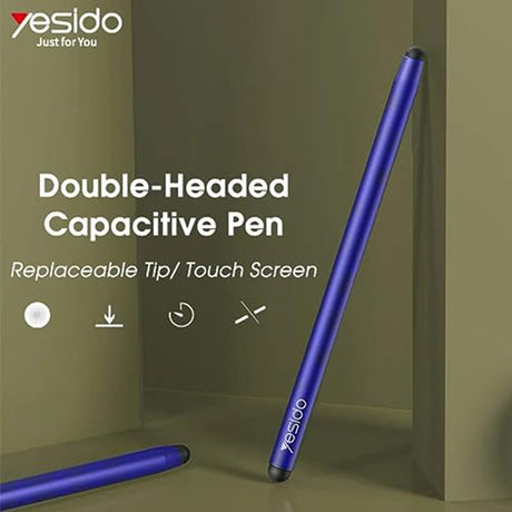 Stylus Yesido Stylus Pen (ST01), Aluminum Alloy, Android, iOS, Microsoft, Albastru