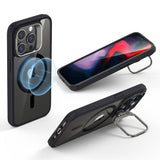 Husa de protectie ESR Classic Hybrid HaloLock Kickstand compatibil cu iPhone 15 Pro, Transparent Black