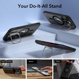 Husa de protectie ESR Classic Hybrid HaloLock Kickstand compatibil cu iPhone 15 Pro, Transparent Black